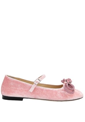 Mach & Mach Bow-Detail Mary Jane Flats