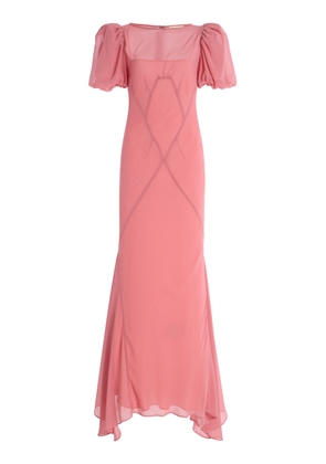 De La Vali Sabia Chiffon Maxi Dress - Moda Operandi
