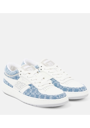 Givenchy G Move leather and denim sneakers