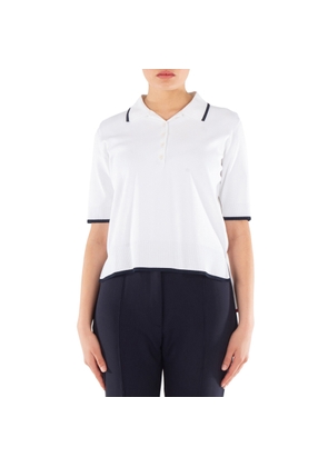Thom Browne Boxy Viscose Tipping Polo Shirt