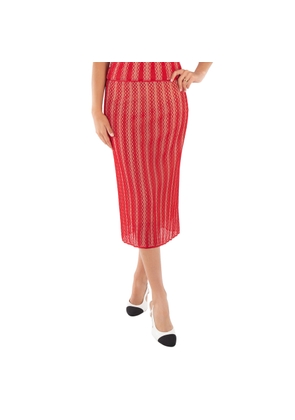 Fendi Ladies Long Lace Skirt