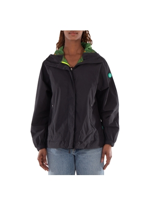 Save The Duck Ladies Black Suki Hooded Raincoat