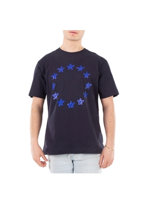Etudes Stars Print Regular Cotton T-Shirt