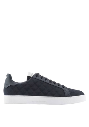 Emporio Armani Eagle Jacquard Nylon Sneakers