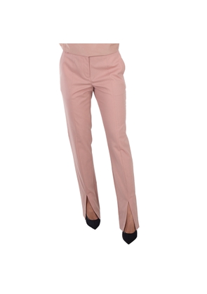 Tibi Toffee Wool-Blend Cassius Suiting Slim Pants