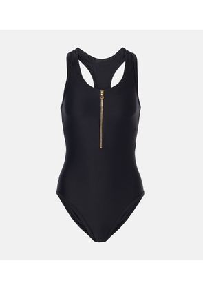 Heidi Klein Zip-detail racerback swimsuit