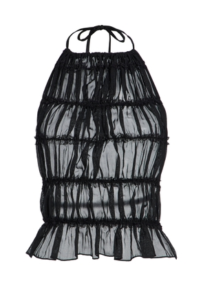 Arcina Ori Juliette Ruched Halter Top - Moda Operandi