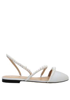Mach & Mach Pearl-Embellished Sirene Ballerina Shoes