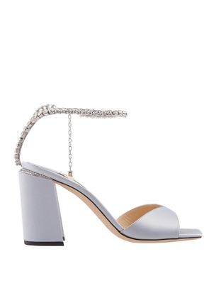 Jimmy Choo Saeda 85 Crystal Sandals