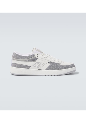 Givenchy G Move leather and denim sneakers