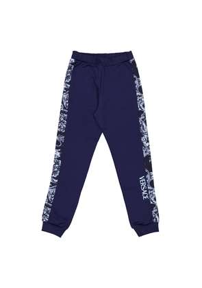 Versace Kids Barocco Printed Jersey Sweatpants