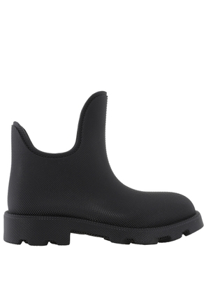 Burberry Marsh Round-Toe Slip-On Ankle Boots