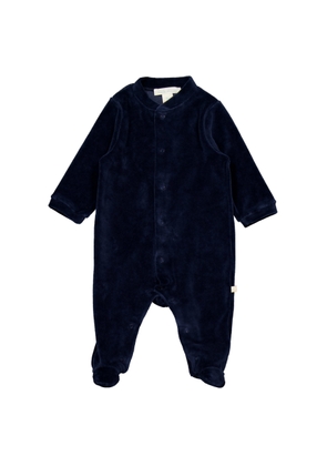 Marie Chantal Infant Velour Angel Wing 1-Piece Sleepsuit