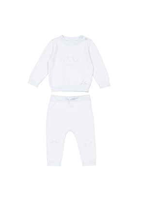 Marie Chantal Pointelle Crown Crawler Set