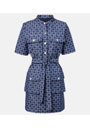 Givenchy Monogram 72 denim minidress