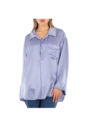 T by Alexander Wang Ladies Blue Bells Pajama Long Sleeve Shirt