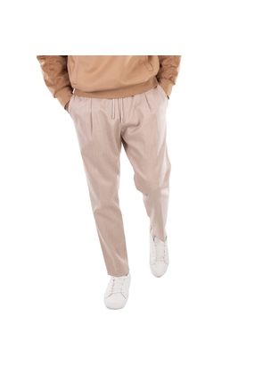 Hugo Boss Beige Drawstring Trousers