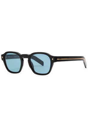 Prada Rectangle-frame Sunglasses - Black - One Size