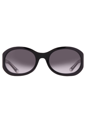 Gucci Grey Gradient Oversized Ladies Sunglasses GG2012S 001 62