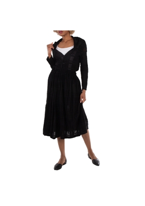 Yohji Yamamoto Intarsia Plaid JQ Cardigan, Brand Size 2 (Small)