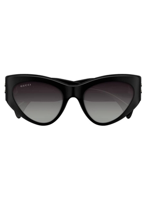 Gucci Grey Gradient Cat Eye Ladies Sunglasses GG1704S 001 54