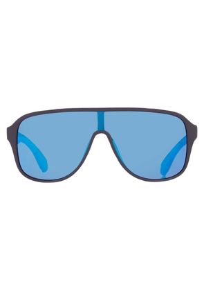Body Glove BGM 23 343 Polarized Blue Mirror Shield Unisex Sunglasses 10266281.CGR CHRBLU