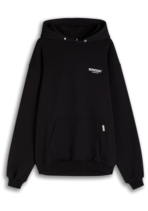 Represent Owners Club Hooded Cotton Sweatshirt - Black - XL
