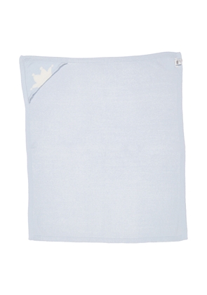 Marie Chantal Knitted Crown Blanket - Blue
