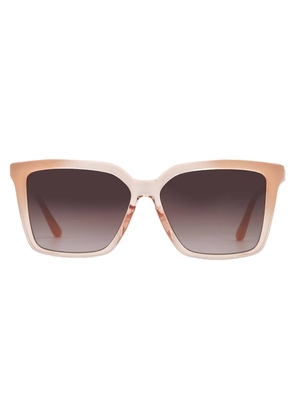 Guess Brown Gradient Square Ladies Sunglasses GU00099 25F 55