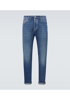 Brunello Cucinelli Mid-rise slim jeans