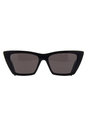 Saint Laurent Grey Cat Eye Ladies Sunglasses SL 276 MICA-006 53