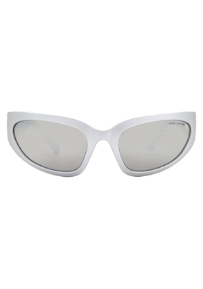 Marc Jacobs Silver Flash Mirror Wrap Ladies Sunglasses MARC 738/S 079D/T4 61