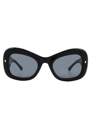 Dsquared2 Grey Butterfly Ladies Sunglasses D2 0137/S 02M2/IR 54