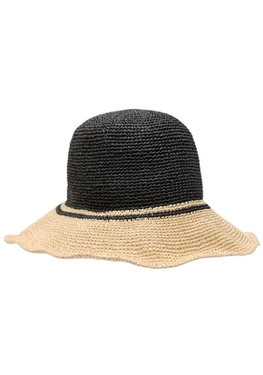 Toteme Woven Paper Straw hat - Black - One Size