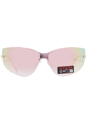 Guess Factory Bordeaux Gradient Shield Ladies Sunglasses GO00007 28T 139