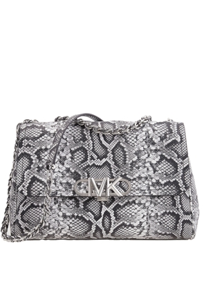 Michael Kors Parker Snake Embossed Leather Shoulder Bag