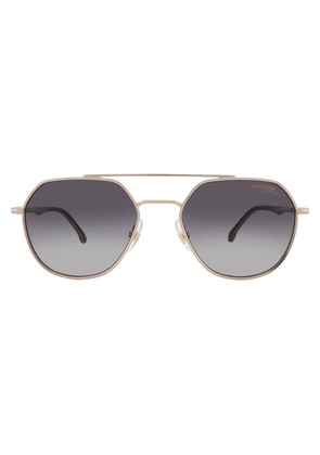 Carrera Grey Shaded Hexagonal Unisex Sunglasses CARRERA 303/S 0W97/9O 53