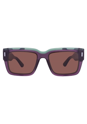 Calvin Klein Brown Square Mens Sunglasses CK23538S 515 55