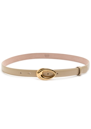 Khaite Olivia Leather Belt - Nude - 30 (UK8/ S)