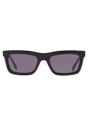 Guess Smoke Smoke Rectangular Mens Sunglasses GU00212 01A 55