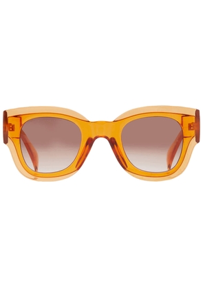 French Connection 54138FCU235 Brown Cat Eye Ladies Sunglasses 10262071.COM CRYBRN