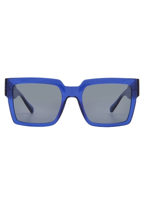 Calvin Klein Blue Square Unisex Sunglasses CKJ23622S 400 53