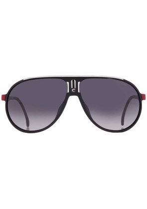 Carrera Dark Grey Shaded Pilot Unisex Sunglasses CHAMPION/N 0OIT/9O 62