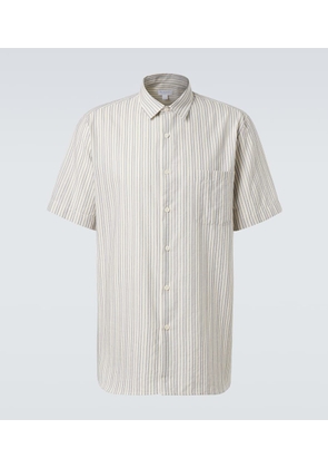 Sunspel Striped cotton shirt