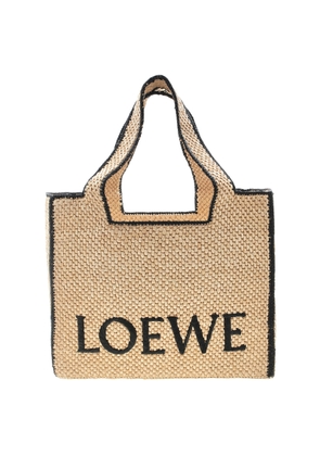 Loewe Natural Raffia Large Font Tote Bag