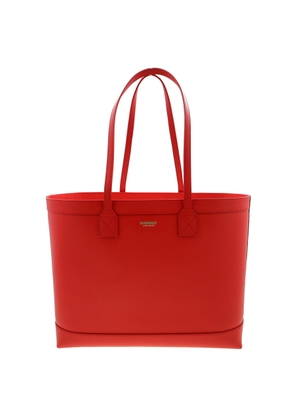 Burberry MD London Nova Check Tote Bag Red Medium