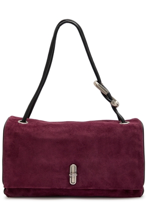 Marc Jacobs The Large Dual Suede Shoulder bag - Plum - One Size