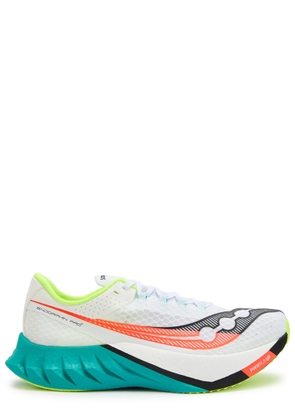 Saucony Endorphin Pro 4 Panelled Mesh Trainers - White - 8 (IT42 / UK8)