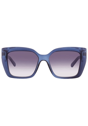 Ferragamo Blue Gradient Butterfly Ladies Sunglasses SF1042S 432 55