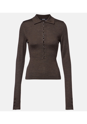 Jacquemus Wool polo shirt